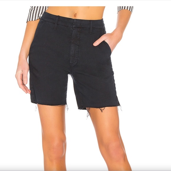 MOTHER/Preowned Women's The Bermuda Prep Snip Pet Fray Short